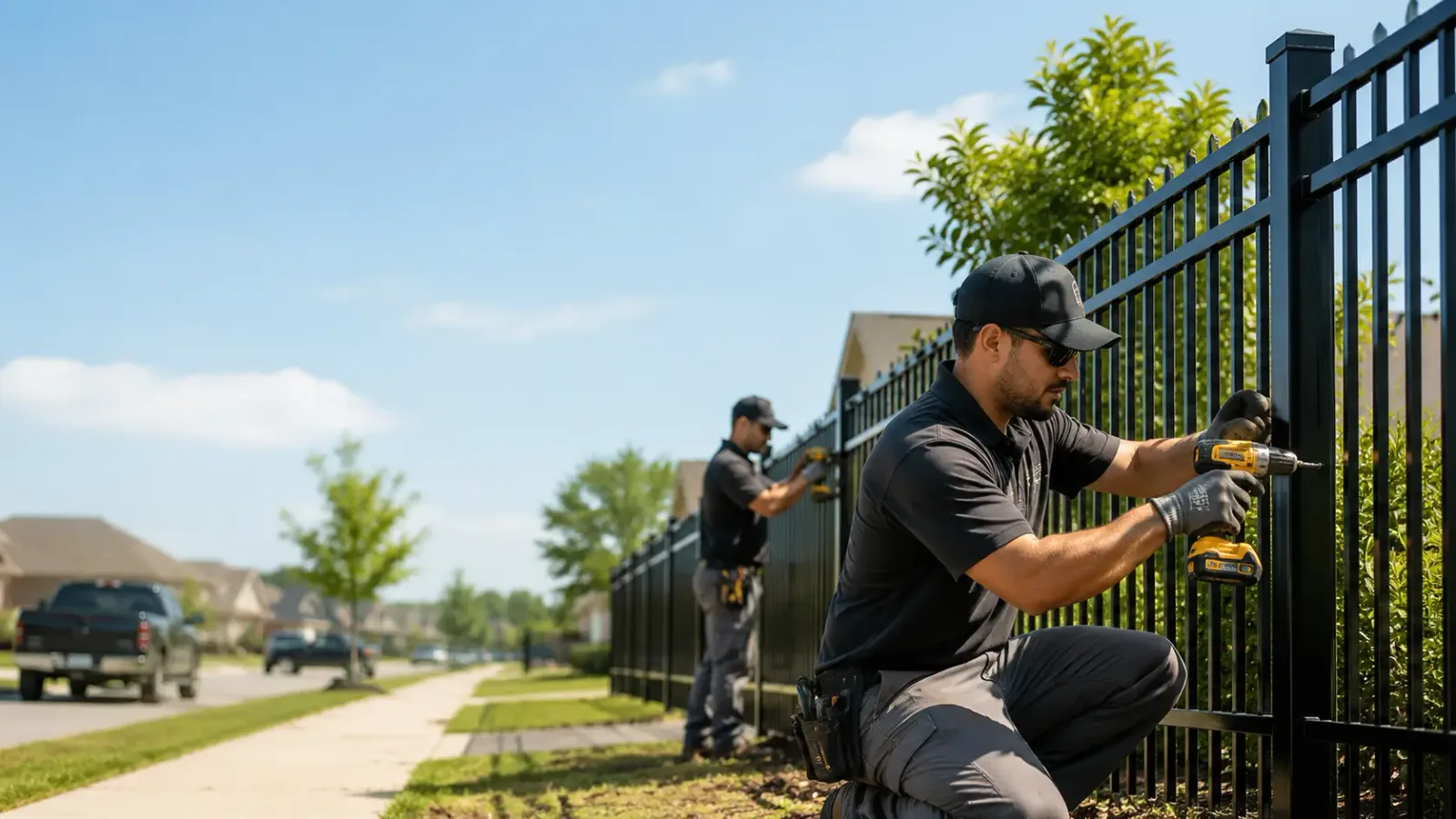 Metal Fence Installation in Wayne, ME